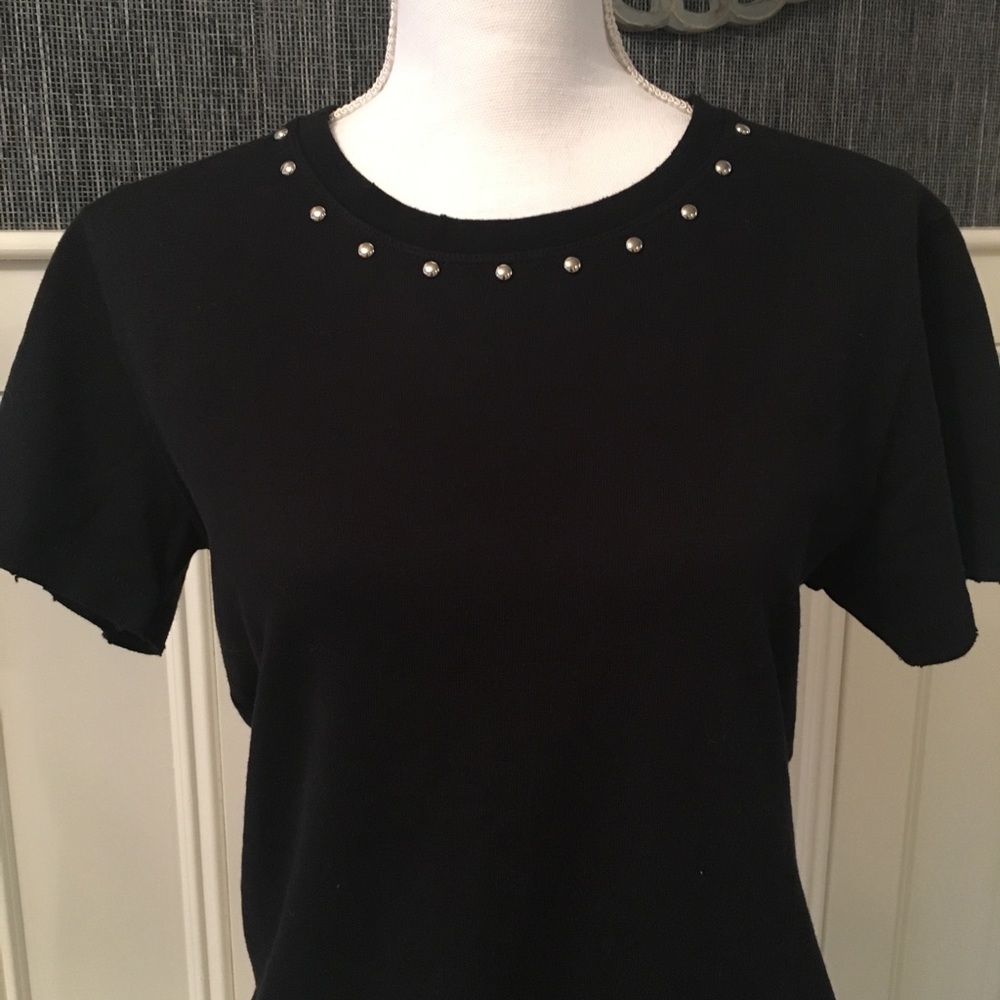 Current/Elliott Black distresses T-shirt